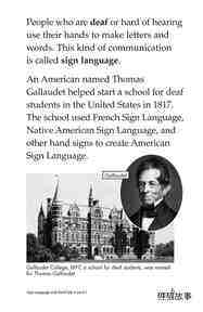 Sign Language and Hand Talk绘本故事第4页