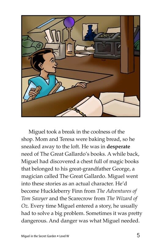 Miguel in the Secret Garden绘本故事第4页