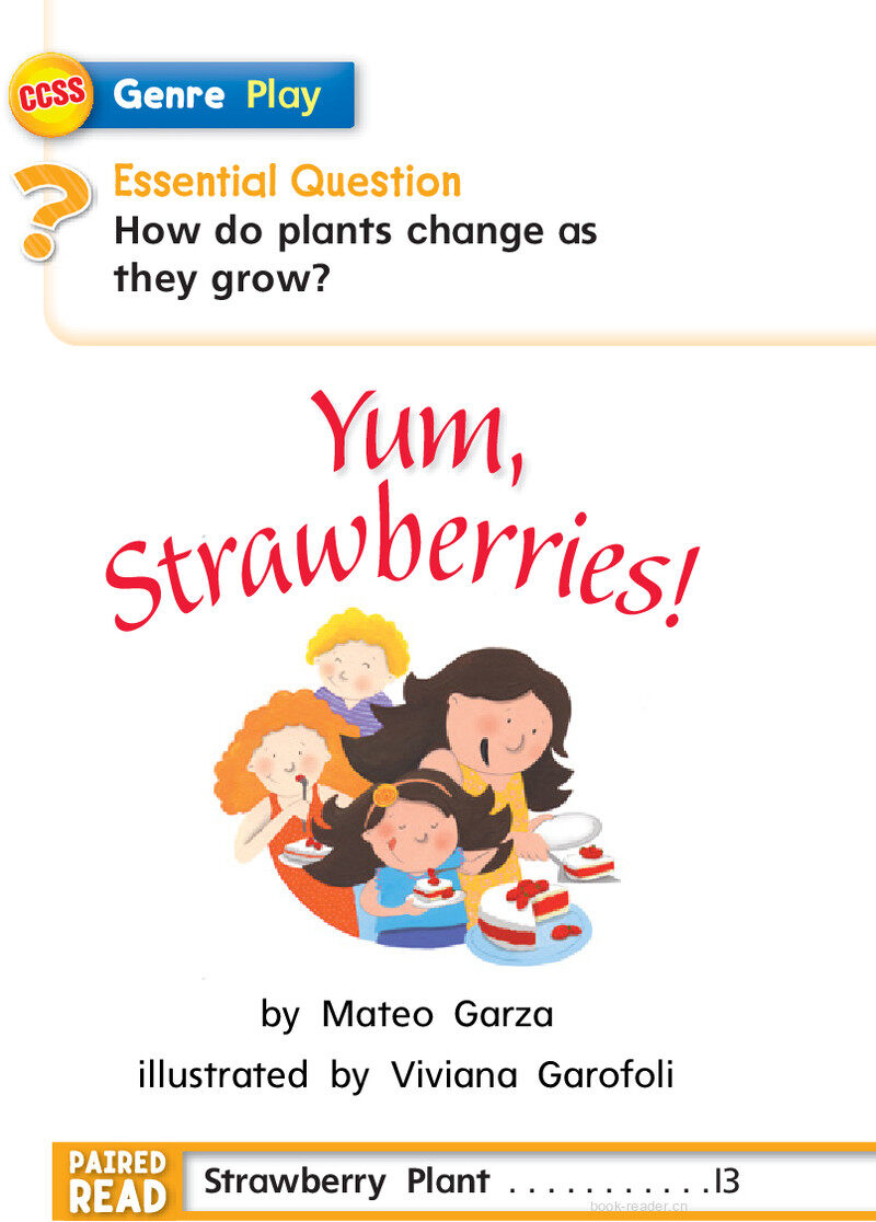 G1 On U3W2 Yum, Strawberries!绘本故事第3页