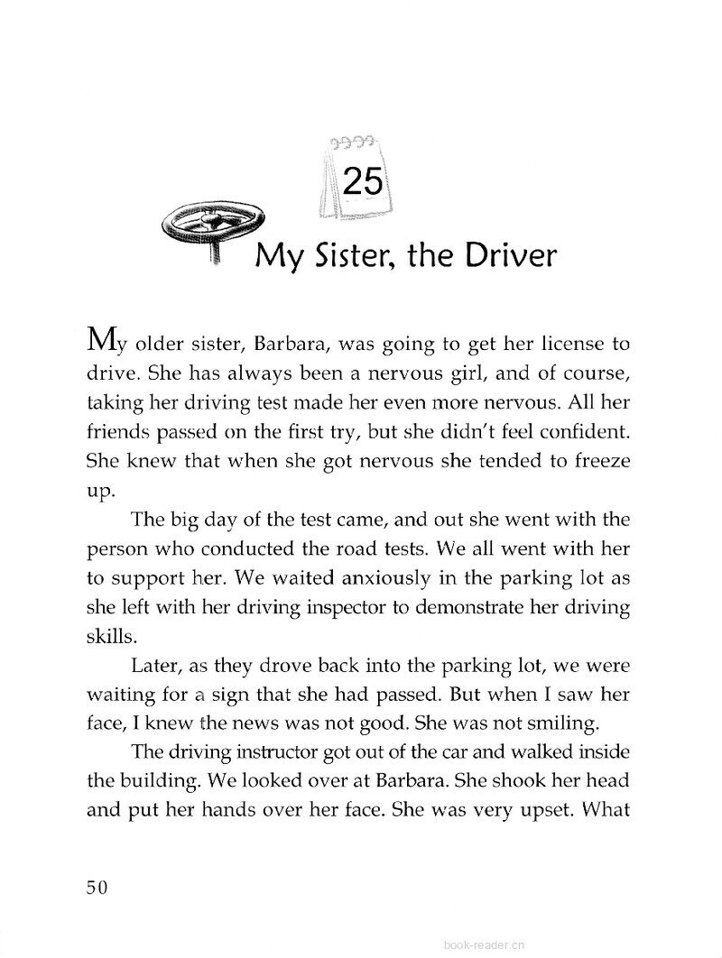 My Sister, the Driver绘本故事第2页
