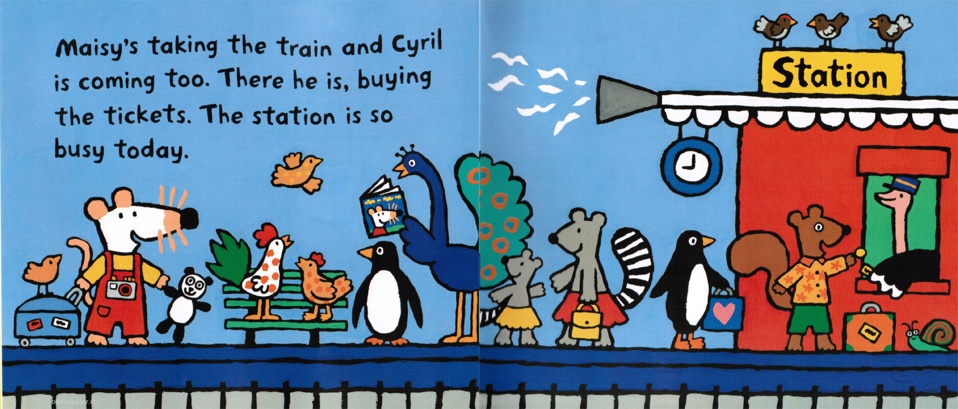 Maisy Goes on Holiday绘本故事第4页