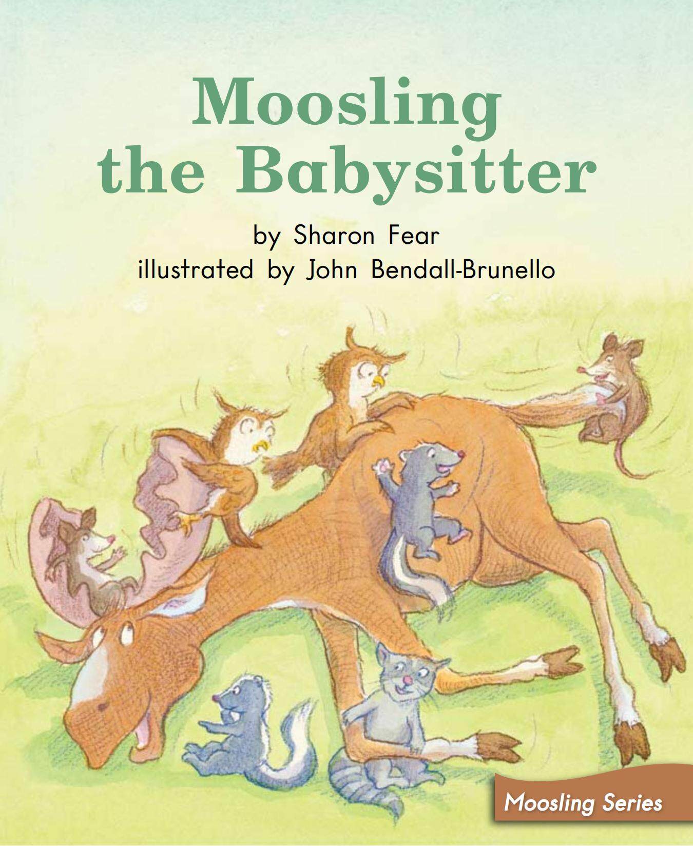 Moosling the Babysitter绘本故事第2页