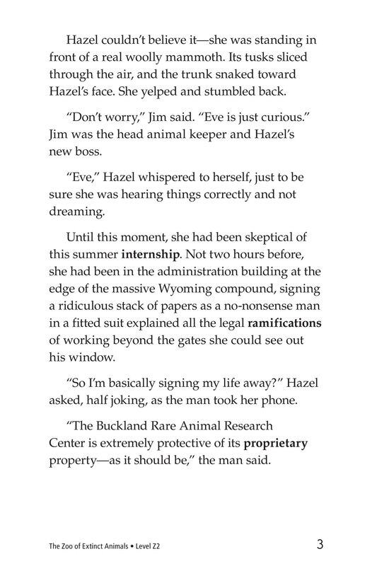 The Zoo of Extinct Animals绘本故事第3页