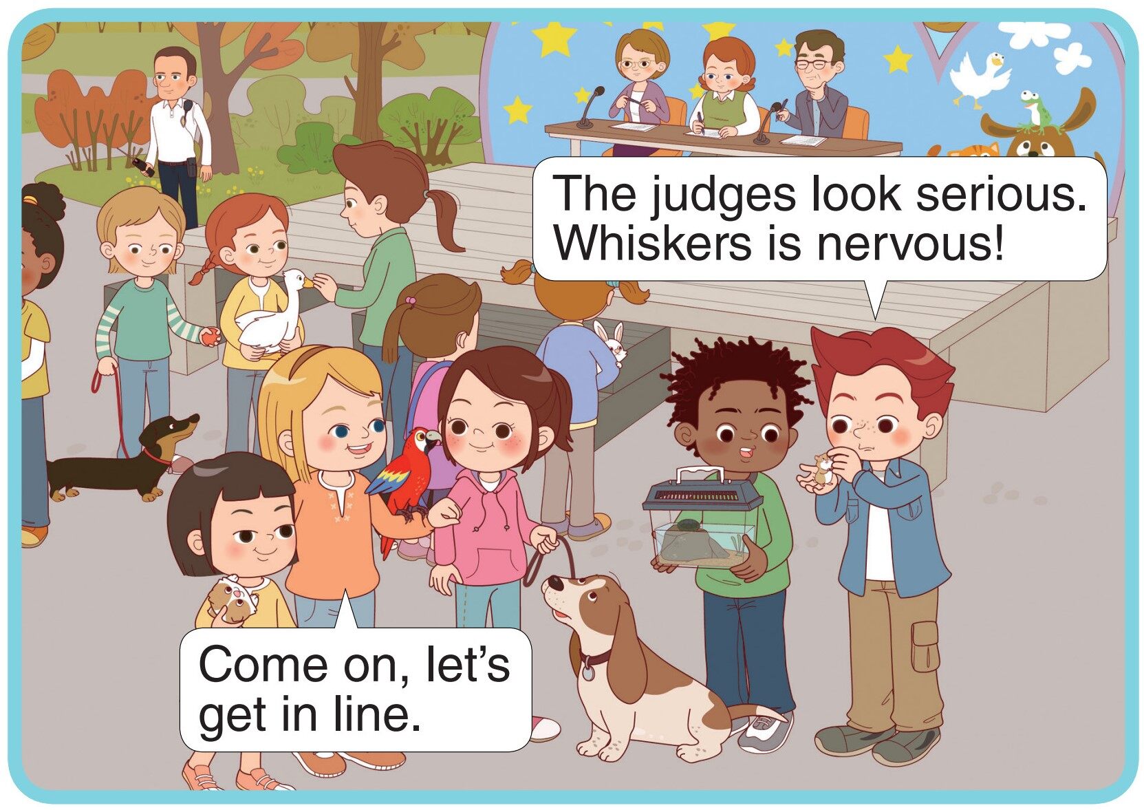 The Pet Talent Show绘本故事第3页