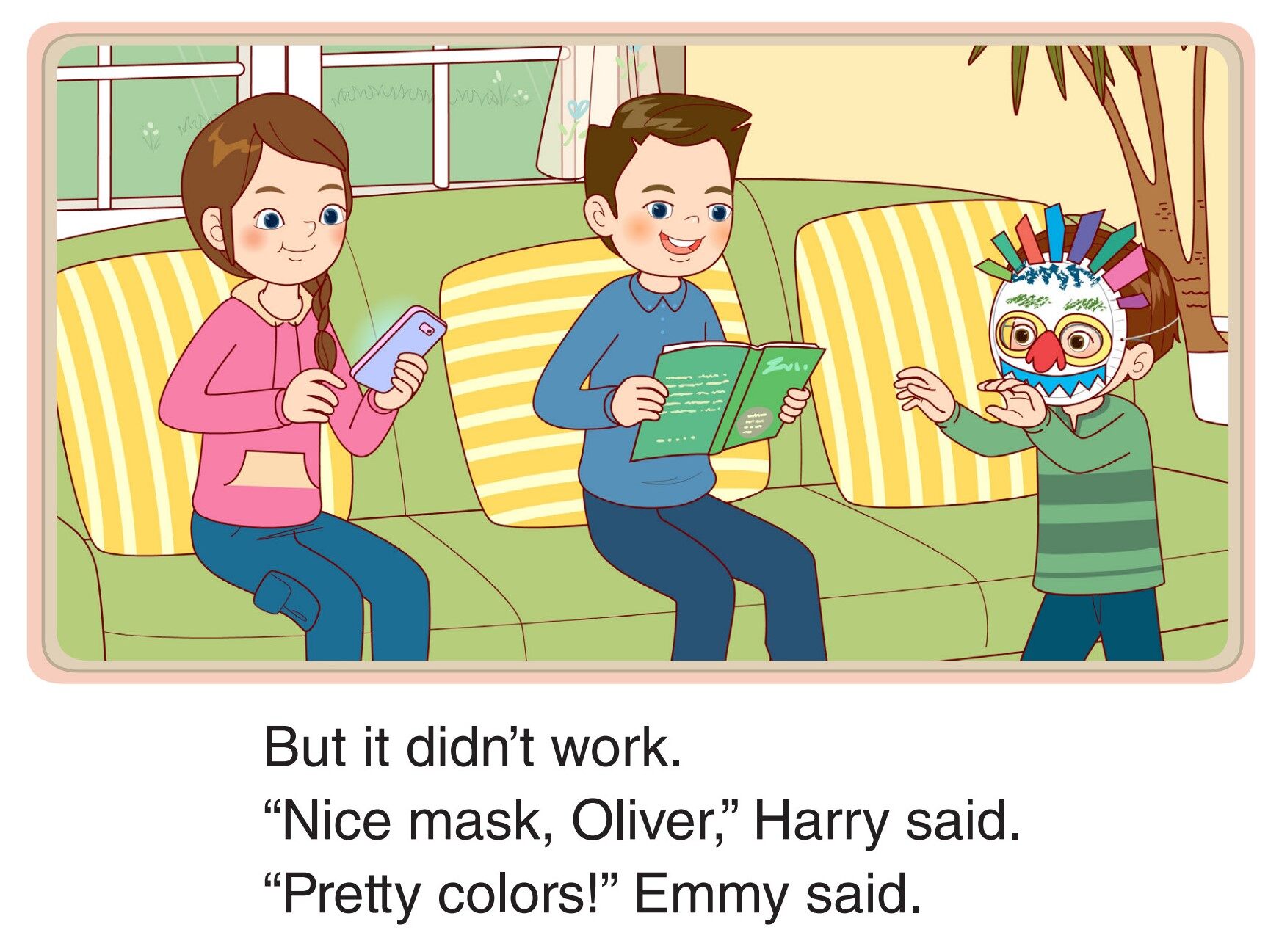 A Scary Mask绘本故事第3页