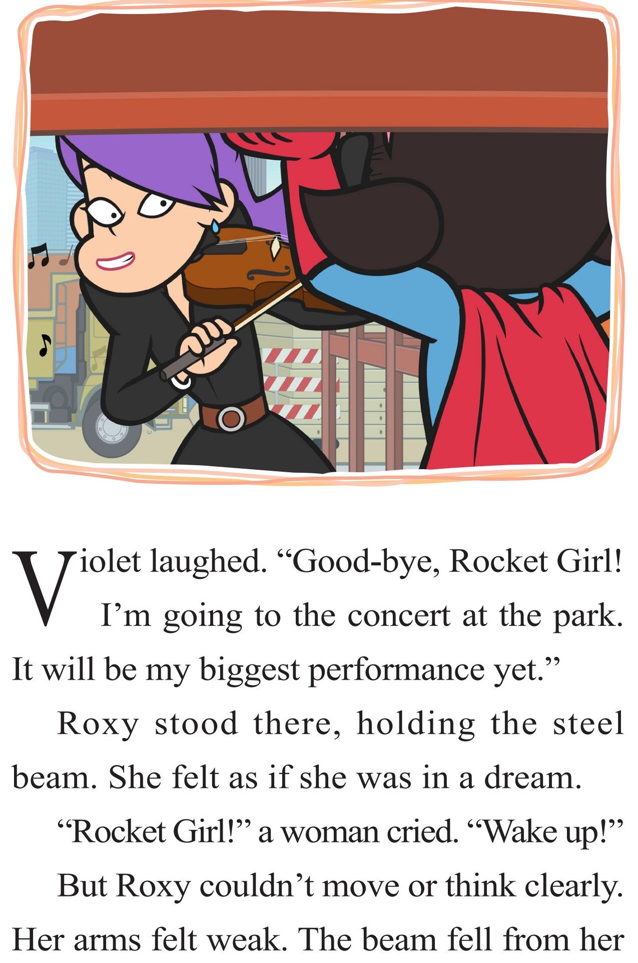 Violet's Big Performance绘本故事第3页