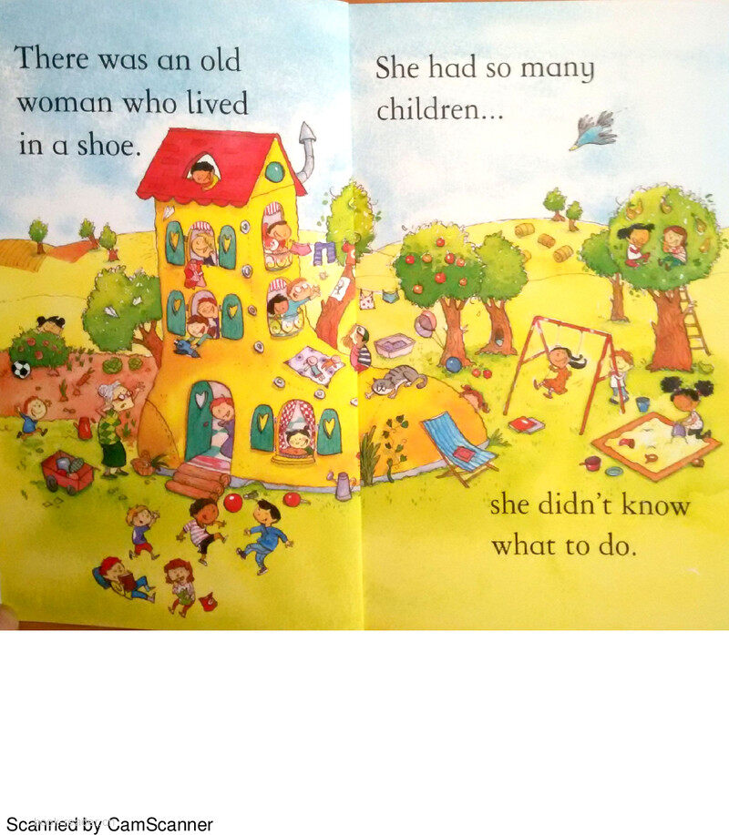 The Old Woman who lived in a Shoe绘本故事第3页