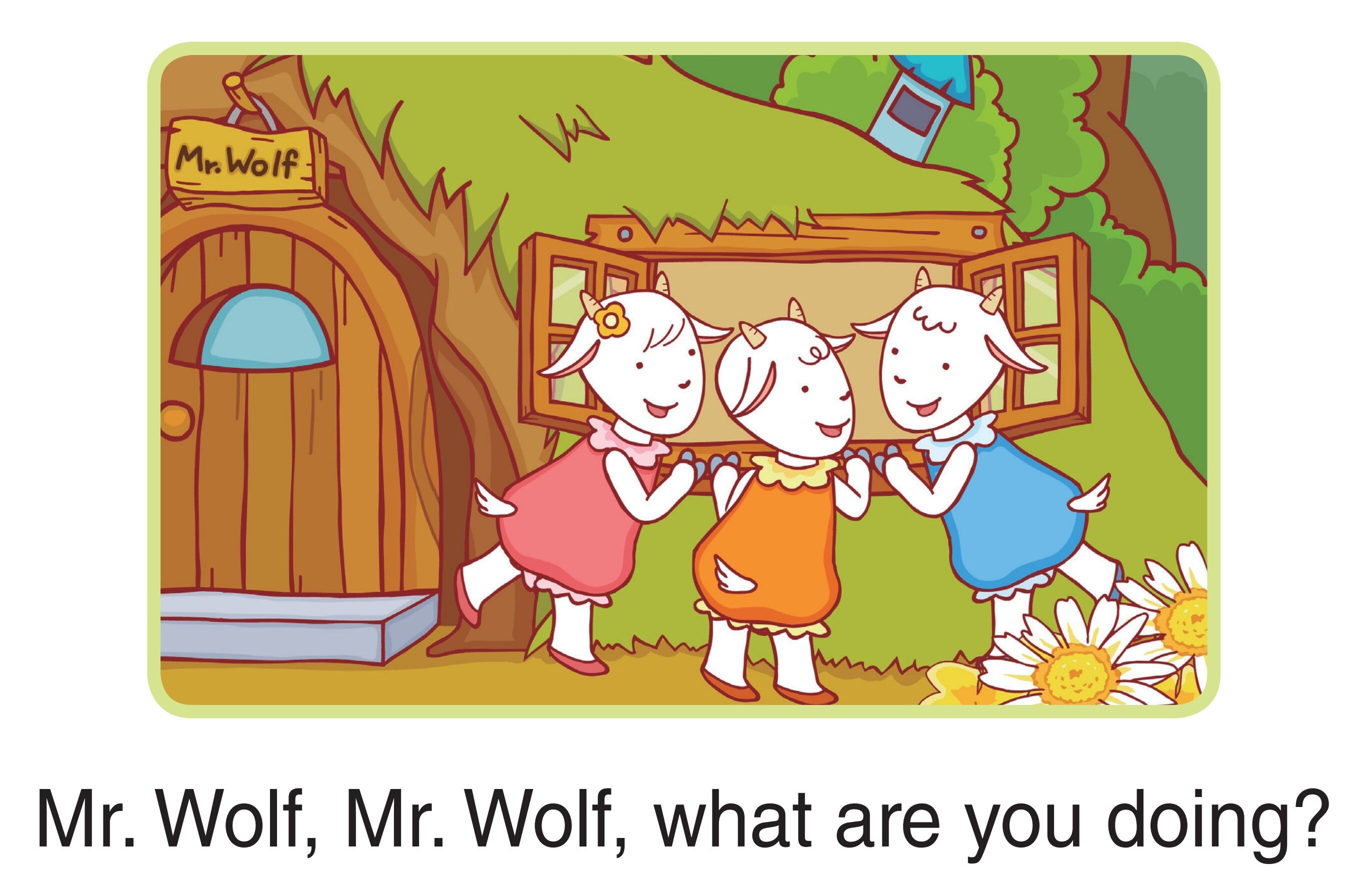 Mr. Wolf, Mr. Wolf绘本故事第2页