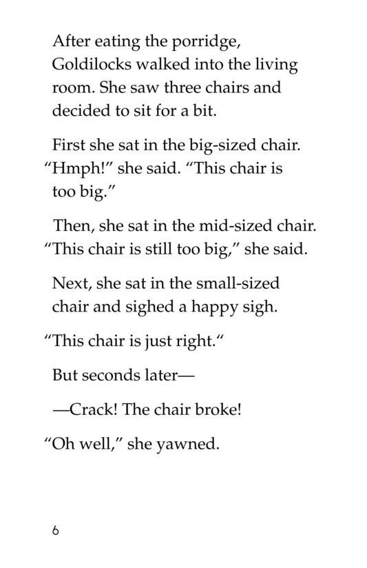 Goldilocks and the Three Bears绘本故事第5页