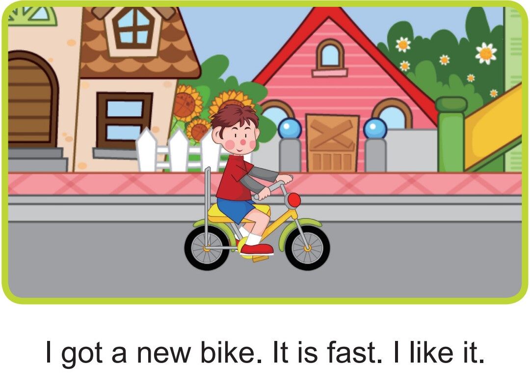 A New Bike绘本故事第3页
