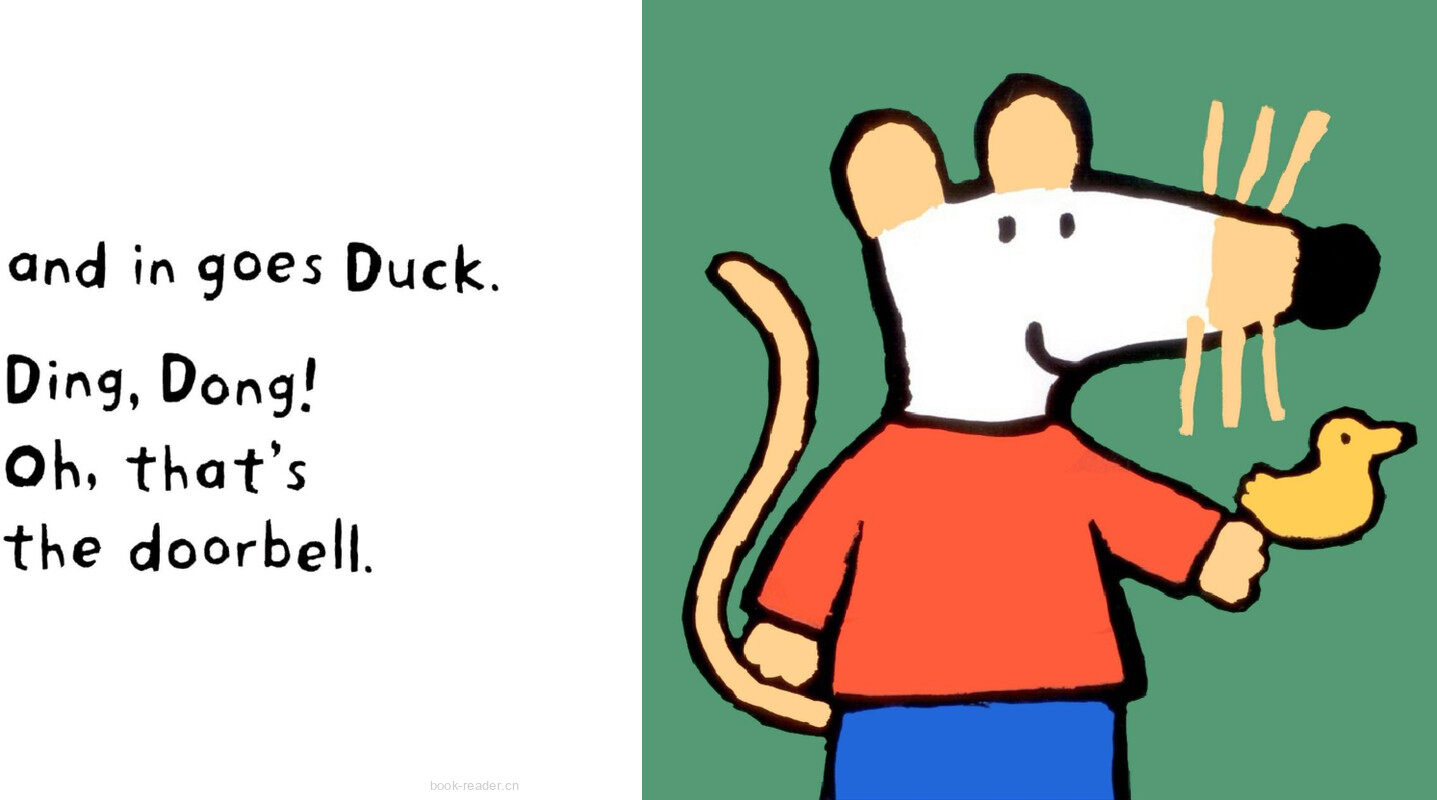 Maisy Takes a Bath绘本故事第4页