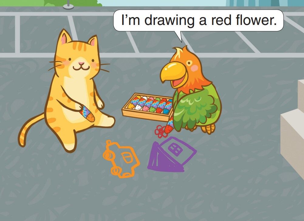 My Favorite Color Is Blue绘本故事第5页