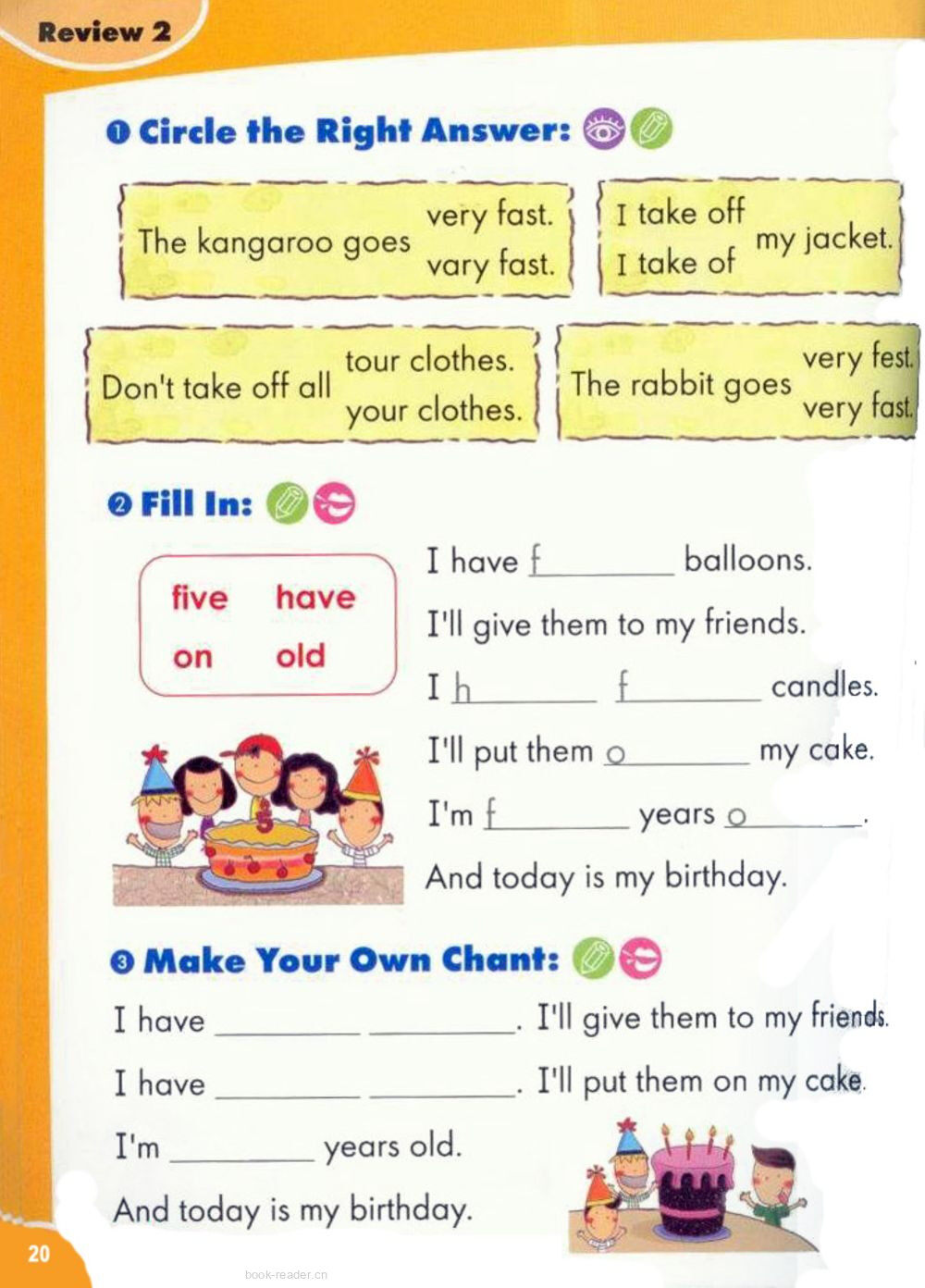 Review 2绘本故事第2页