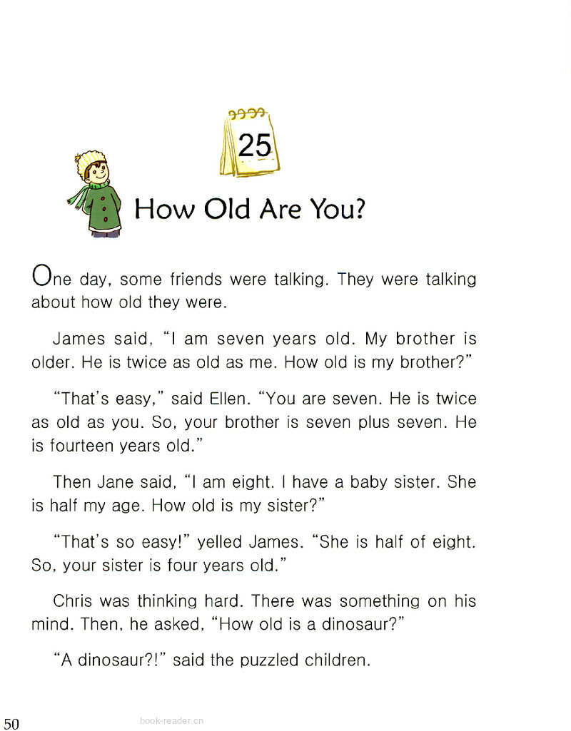 How Old Are You?绘本故事第2页