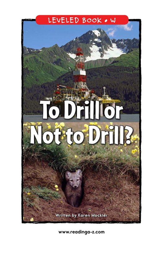 To Drill or Not to Drill绘本故事第2页