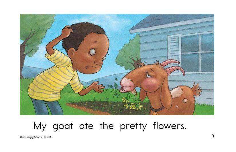 The Hungry Goat绘本故事第3页