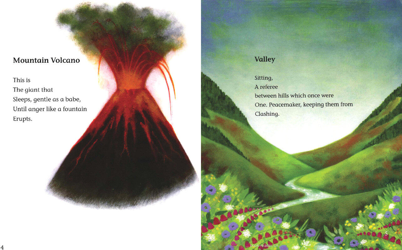 Mighty Mountains Swirling Seas绘本故事第4页
