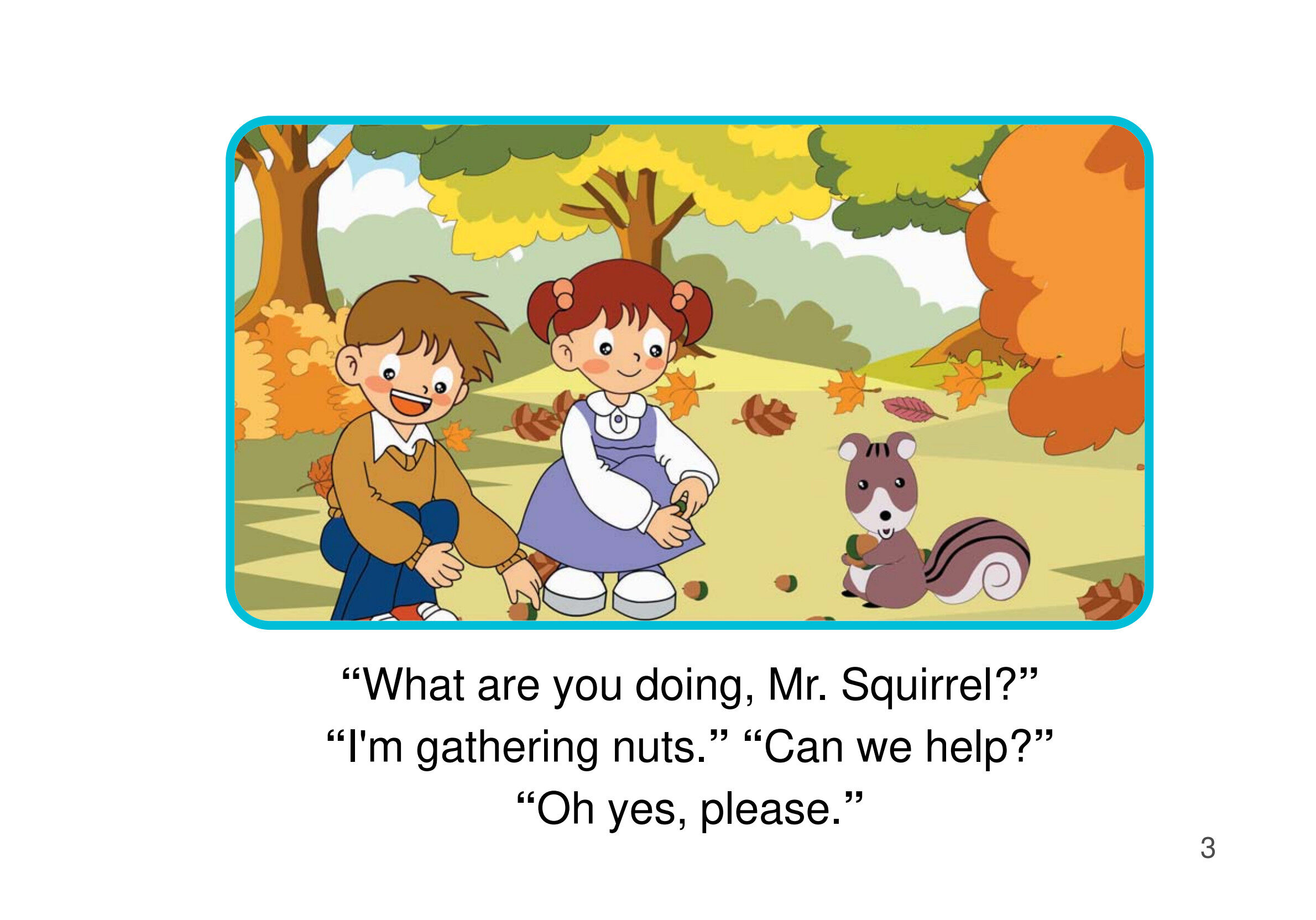 One Fall Day绘本故事第5页