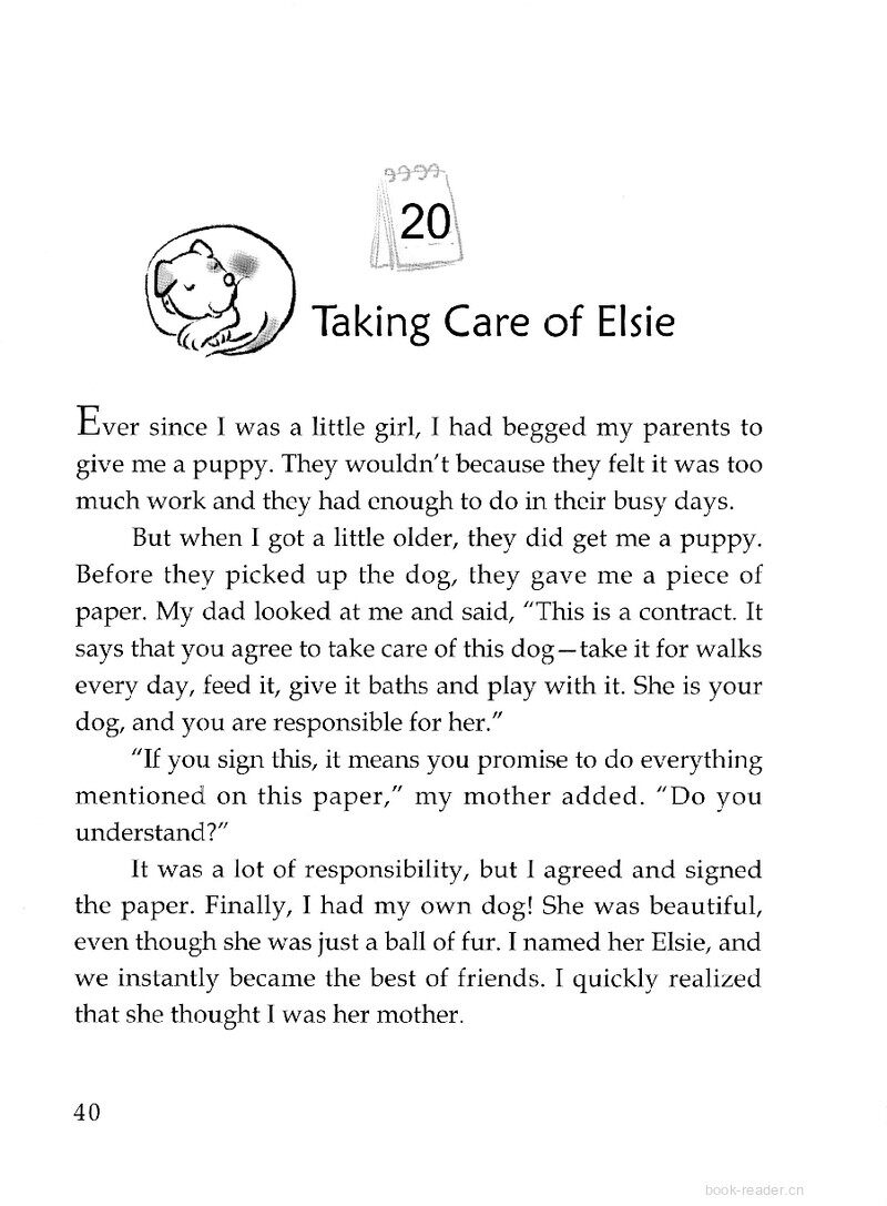 Taking Care of Elsie绘本故事第2页