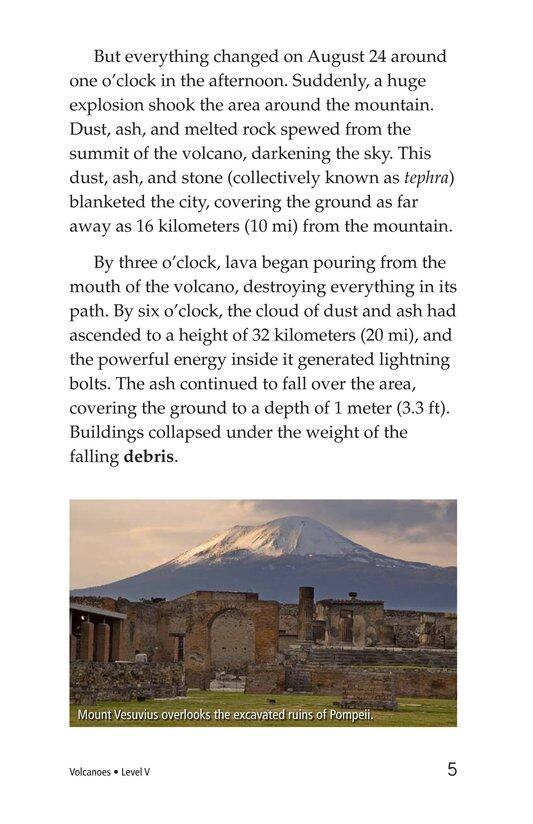 Volcanoes绘本故事第4页