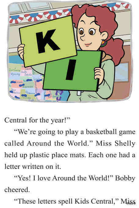 Around the World Basketball Game绘本故事第5页