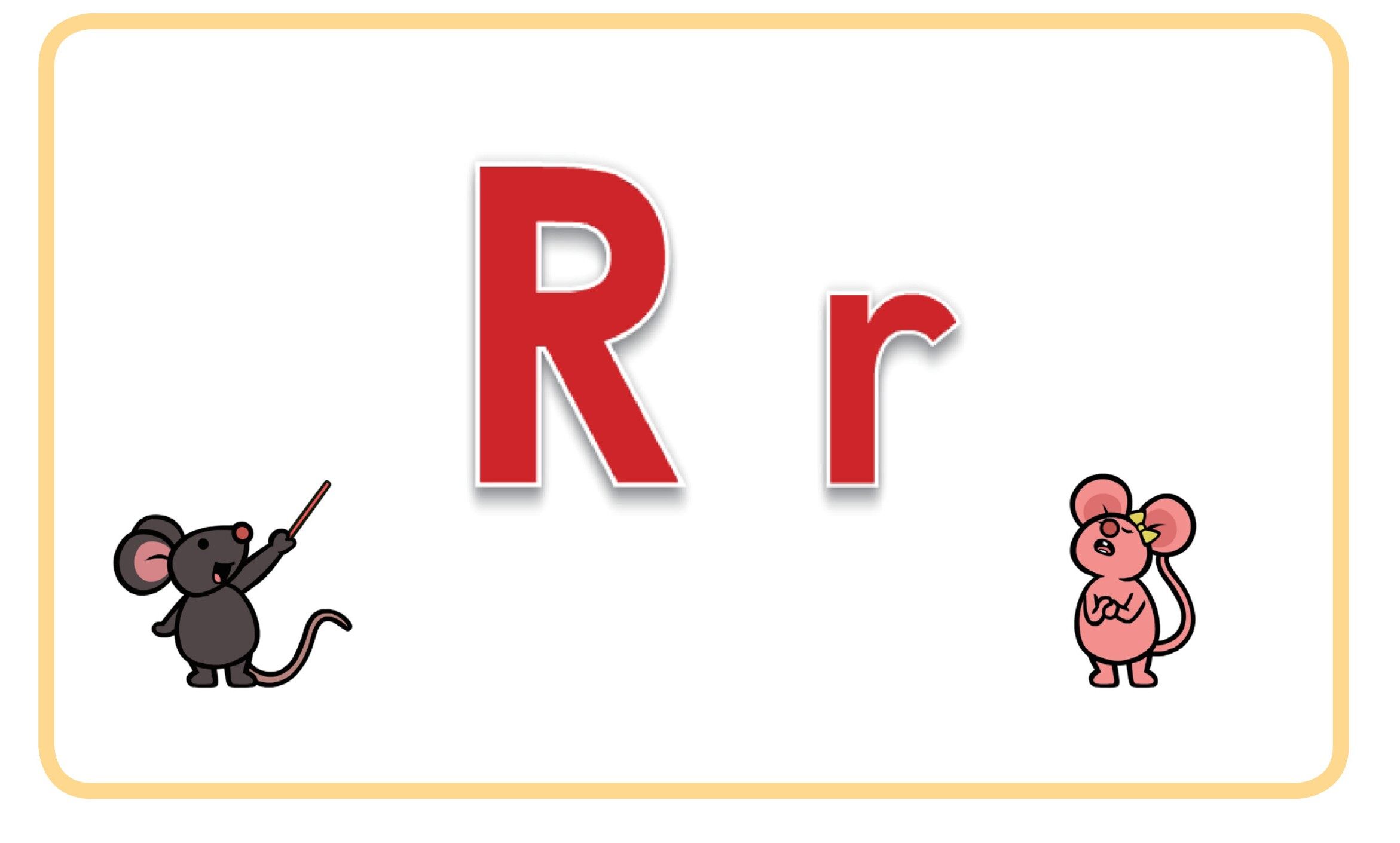 Letter Rr绘本故事第2页