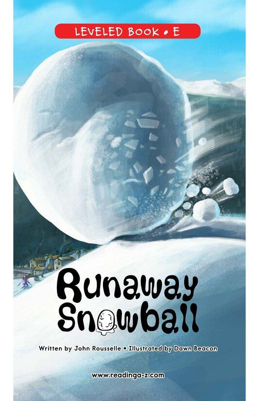 Runaway Snowball绘本故事第2页