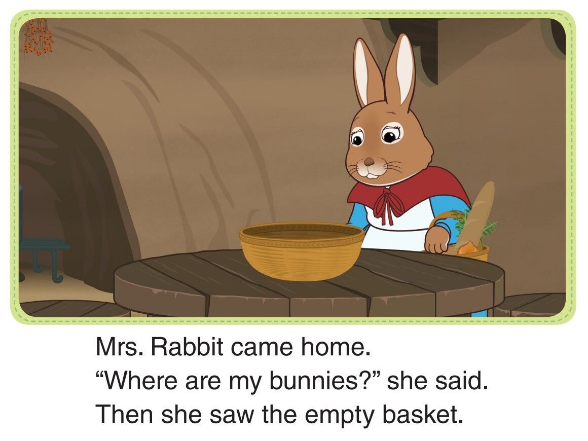 Mrs. Rabbit's Plan绘本故事第2页