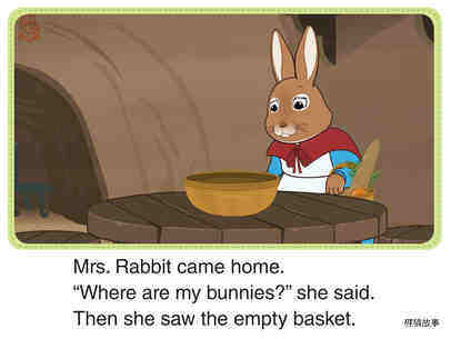 Mrs. Rabbit's Plan绘本故事第2页