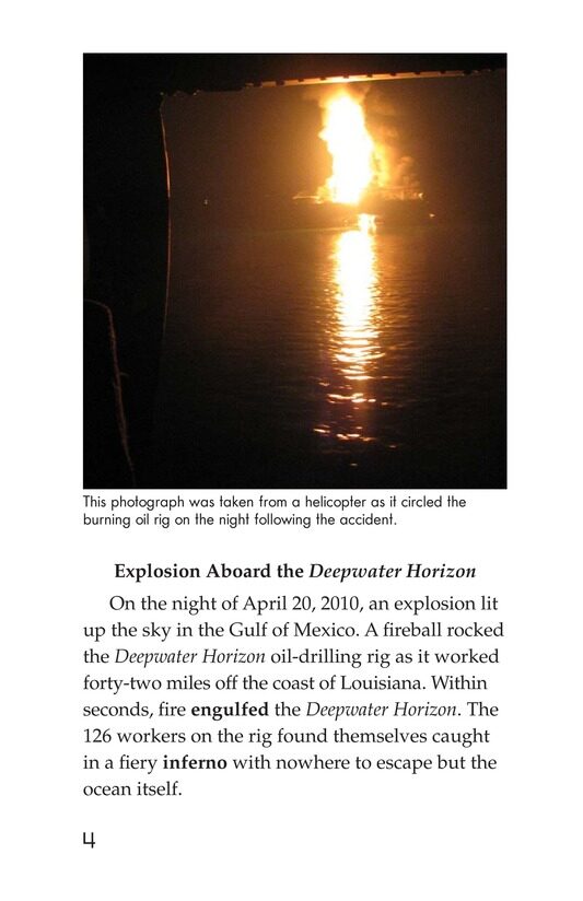 Deep Trouble The Gulf Coast Oil Spill绘本故事第3页