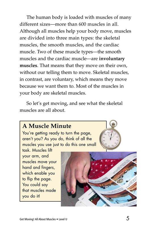 Get Moving! All About Muscles绘本故事第4页