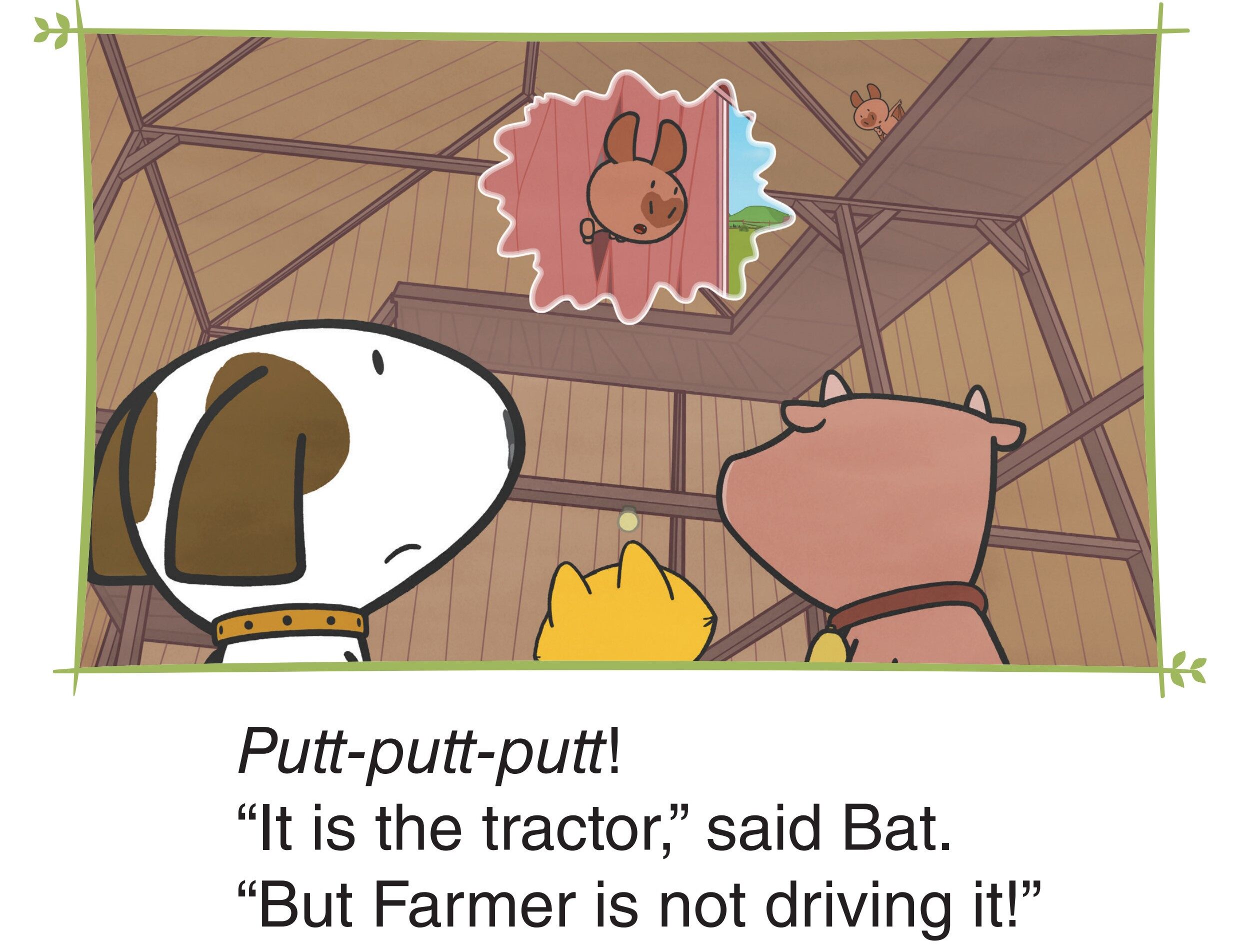 Who's Driving the Tractor?绘本故事第5页