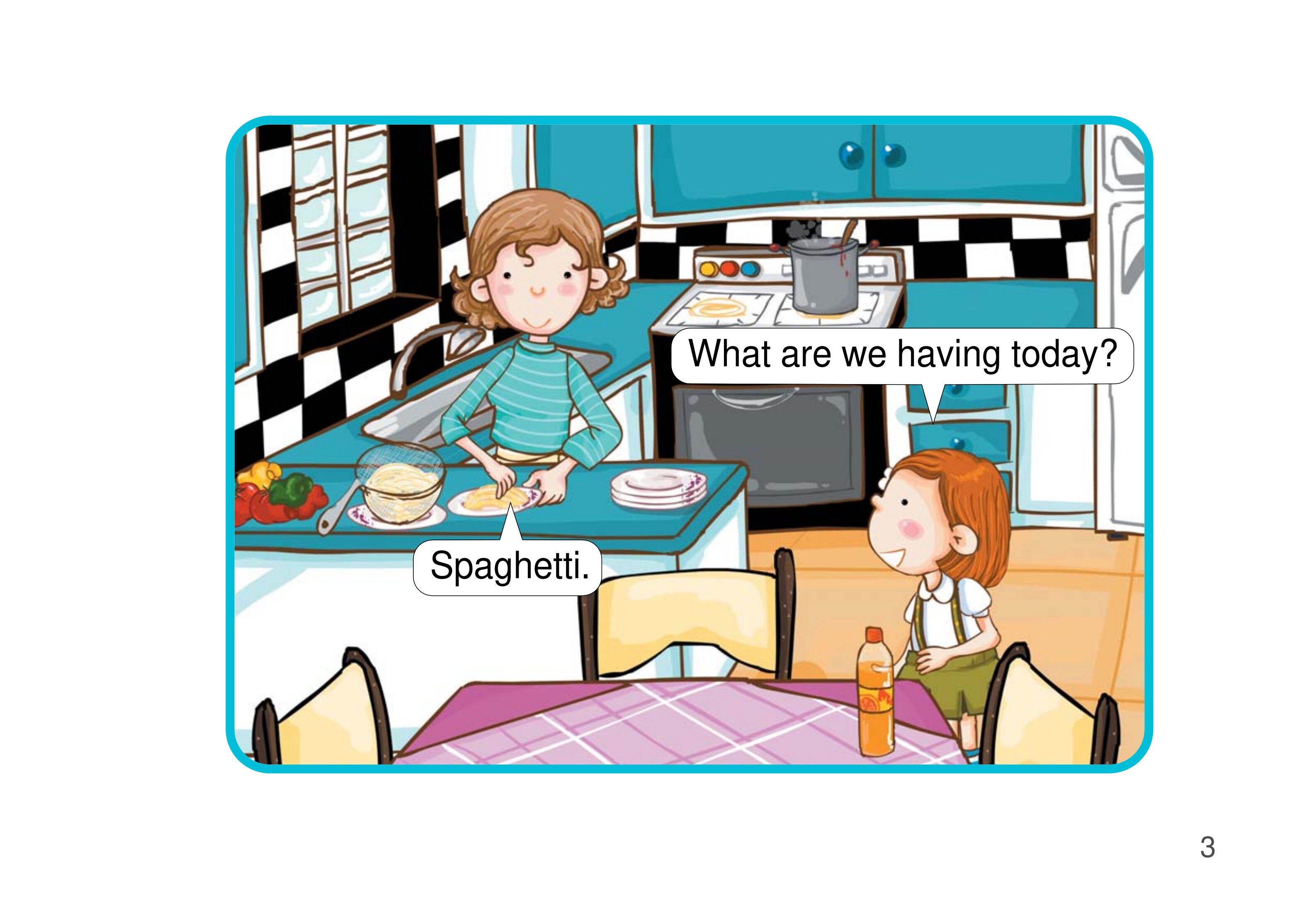 A Special Lunch绘本故事第4页