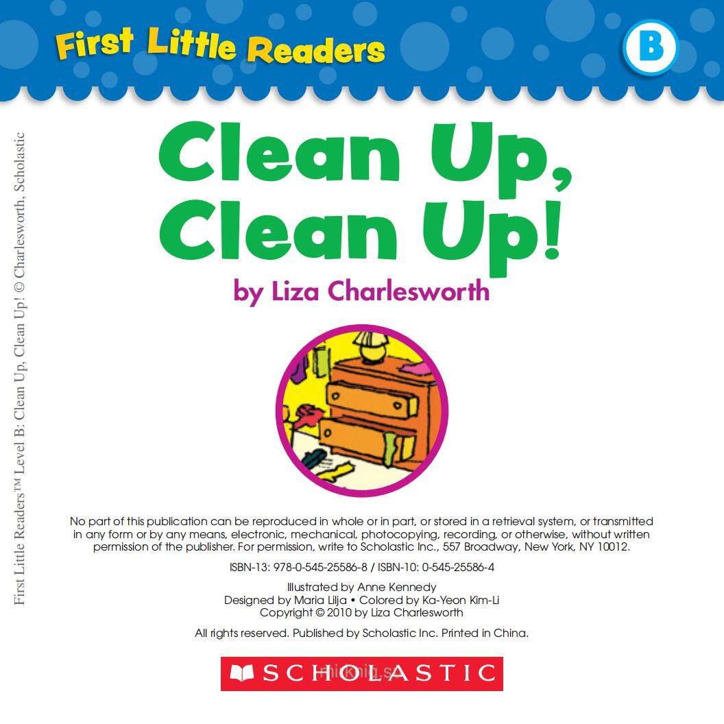 Clean Up, Clean Up!绘本故事第2页