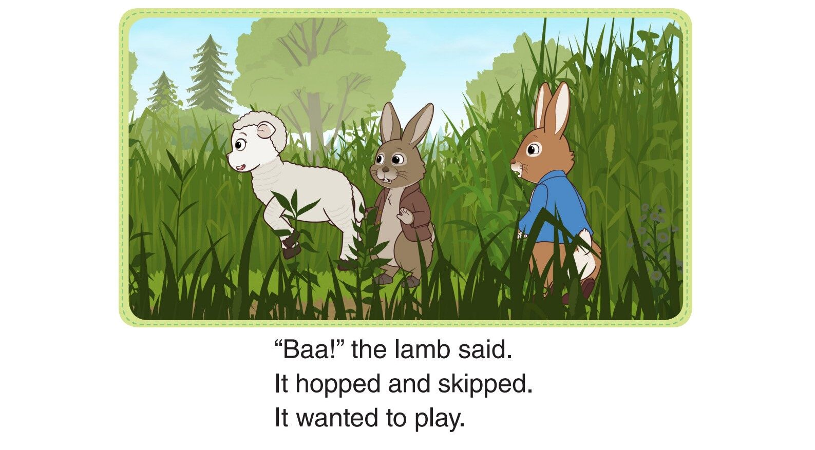 Peter and Benjamin Play Tag 2_Fox!绘本故事第5页