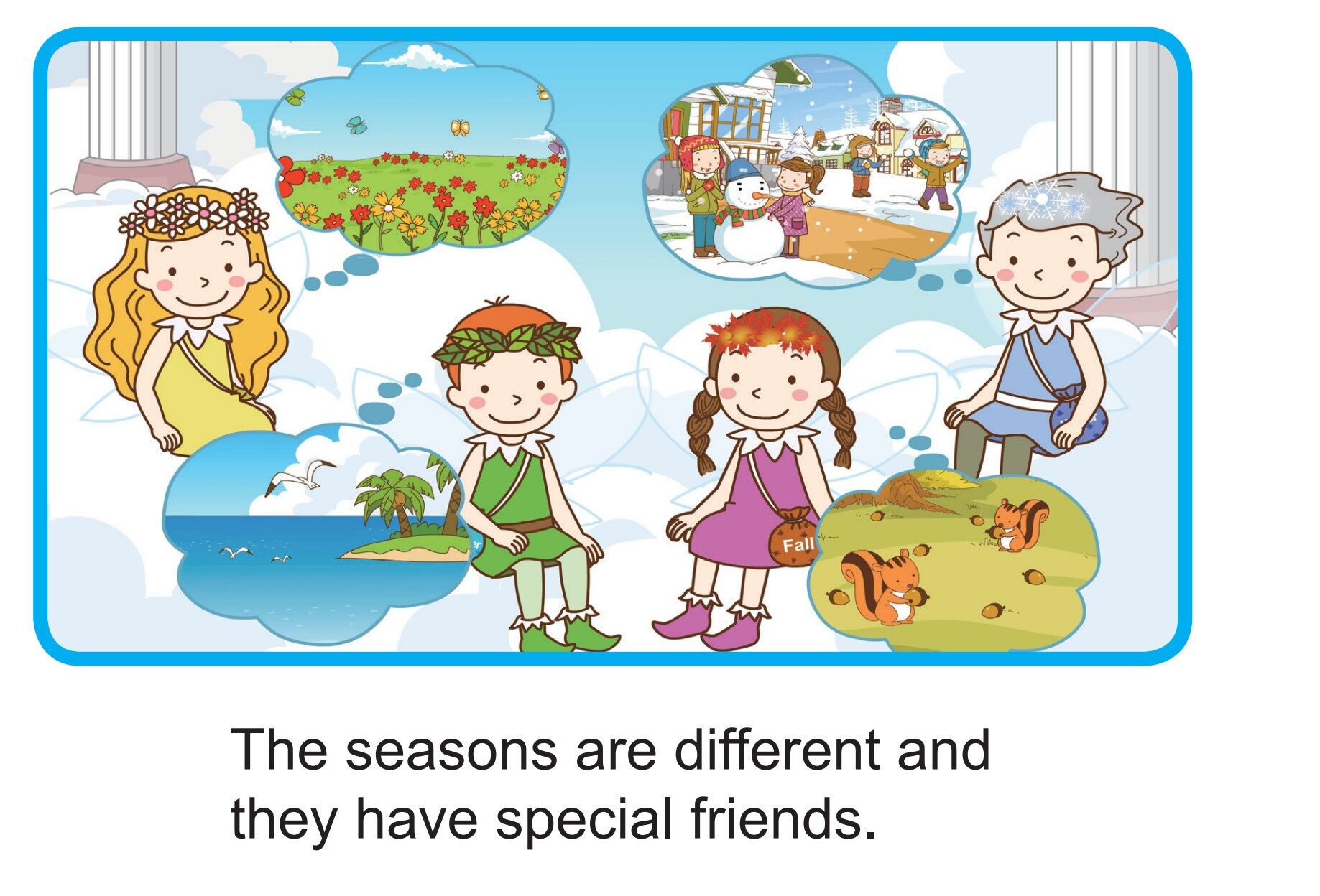 The Seasons绘本故事第3页