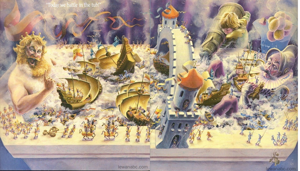 (16周)King Bidgood's in the Bathtub绘本故事第5页