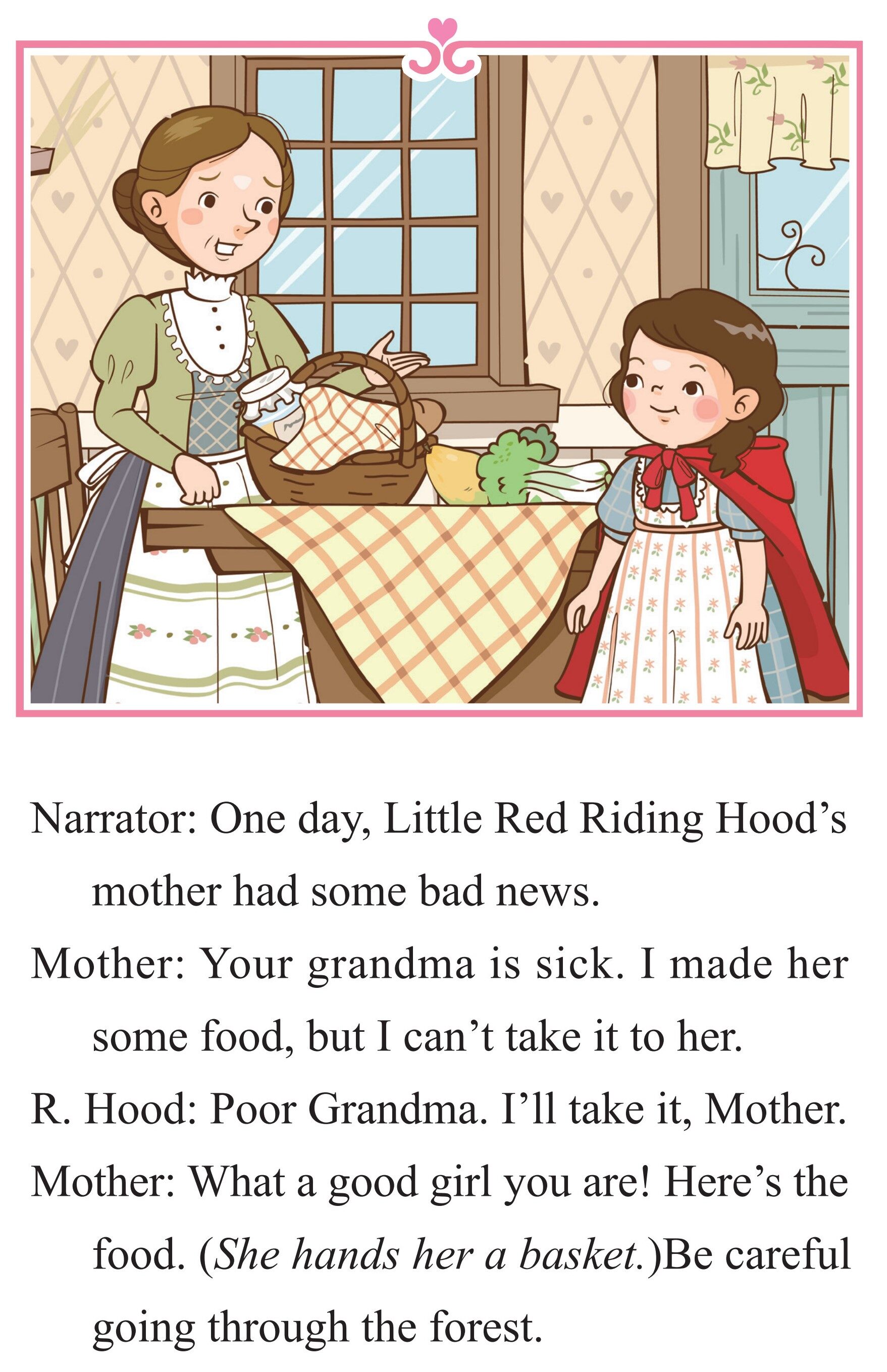 Little Red Riding Hood绘本故事第3页