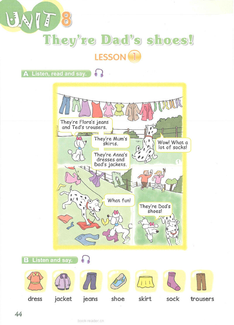 8 They're Dad's shoes!绘本故事第2页