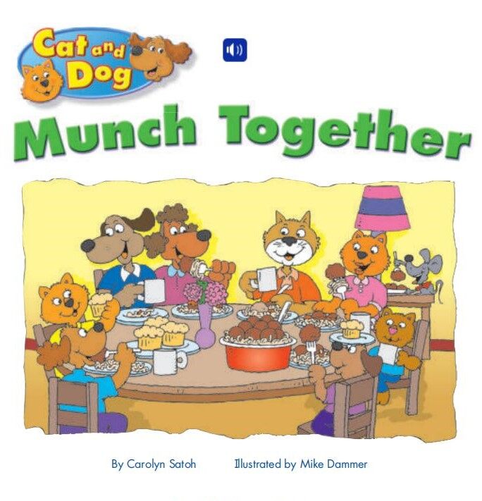 Cat and Dog Munch Together绘本故事第2页