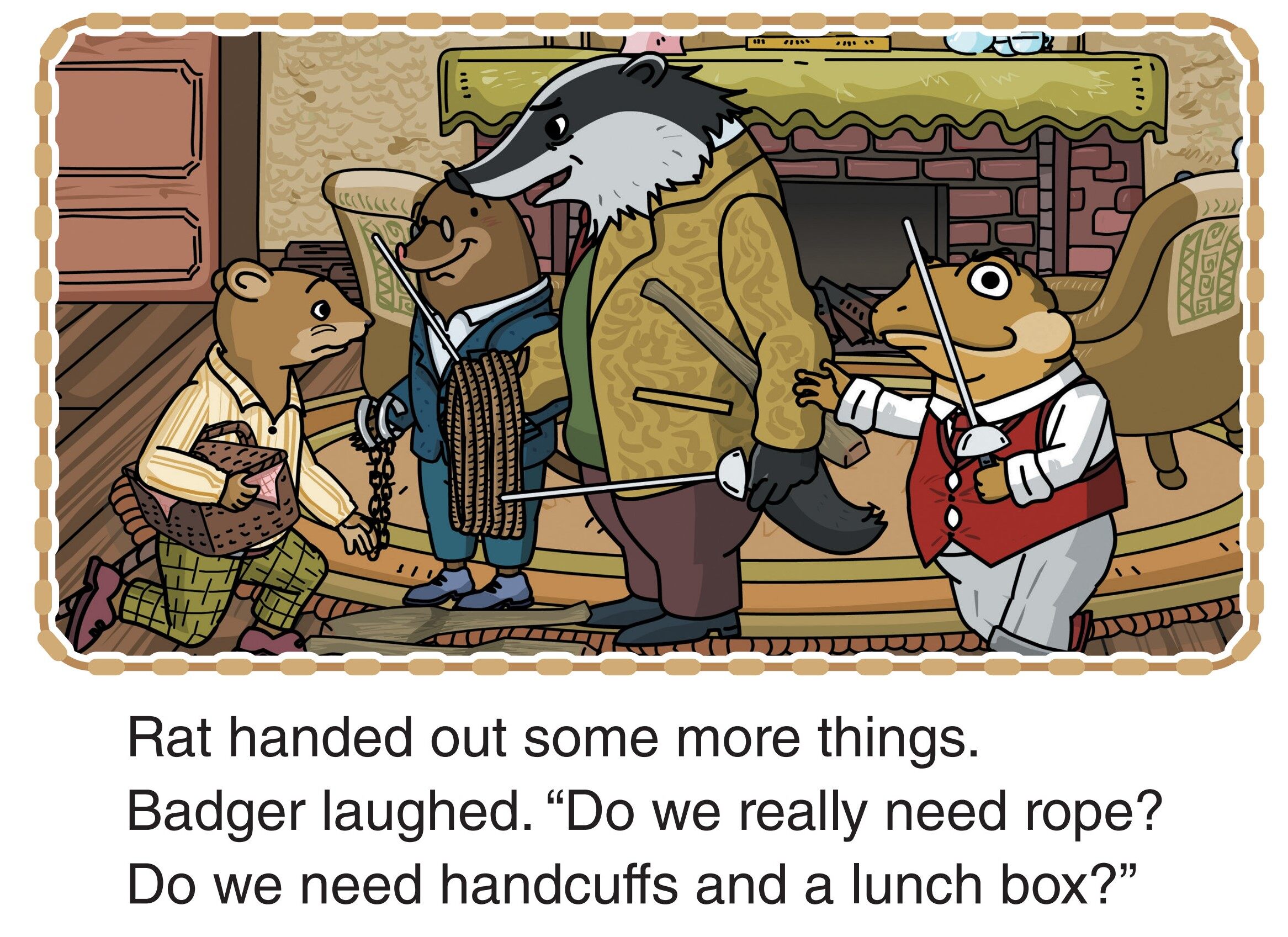 The Secret Tunnel绘本故事第4页