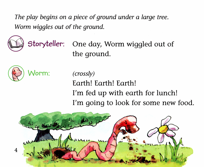 Worm Looks for Lunch绘本故事第3页