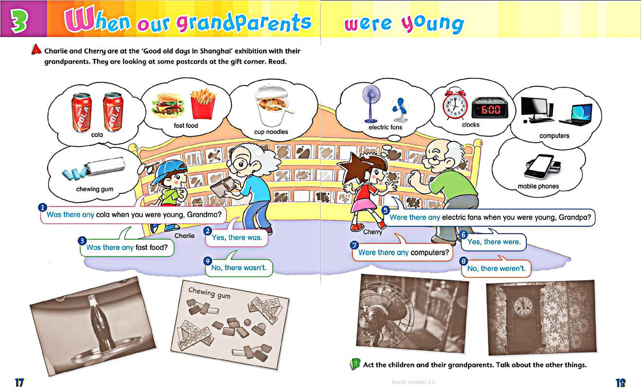 3 When our grandparents were young绘本故事第3页
