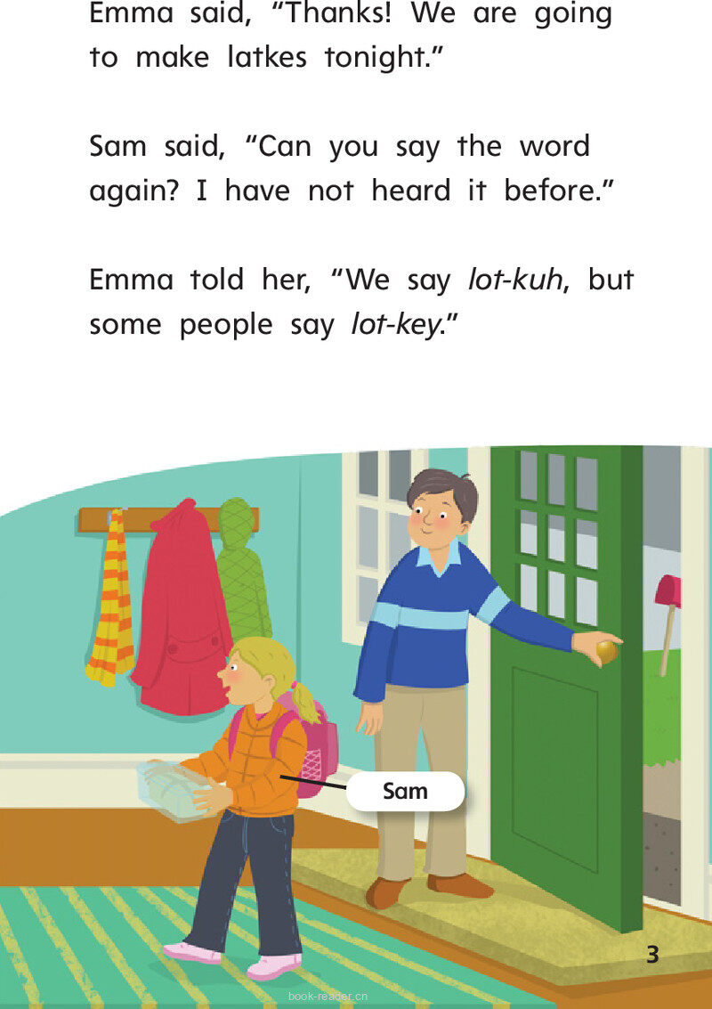 G1 ELL U6W4 Latkes for Sam绘本故事第5页