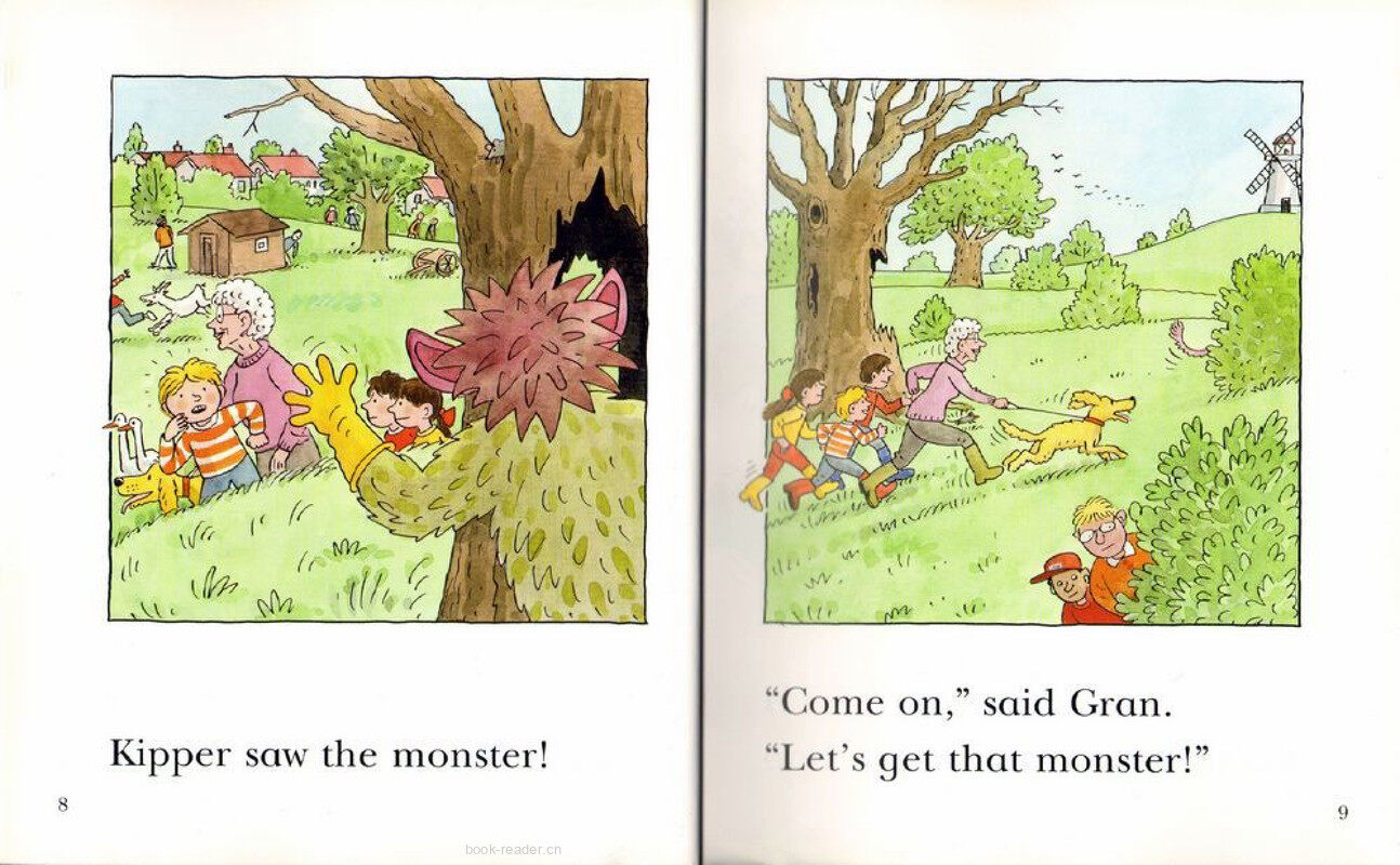 2B The Monster Hunt绘本故事第5页