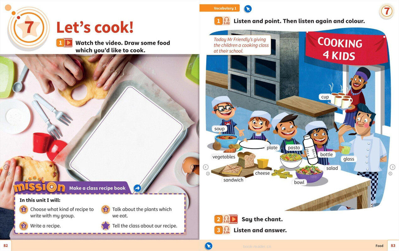 07 Let's cook!绘本故事第2页
