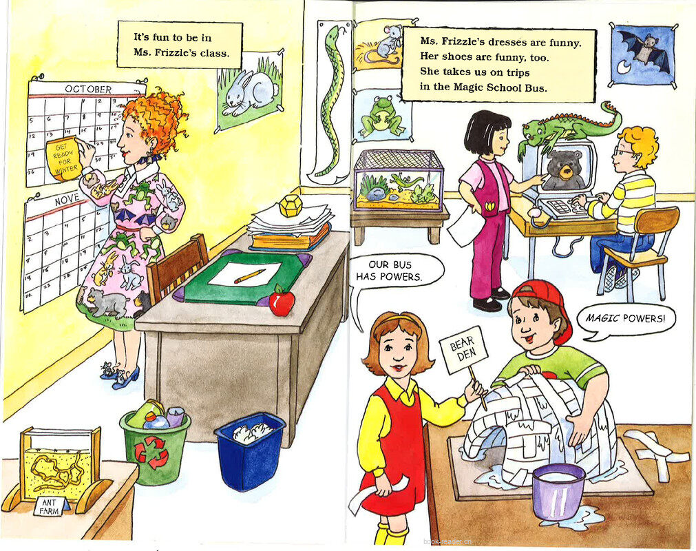 Magic School Bus Sleeps for the Winter绘本故事第3页