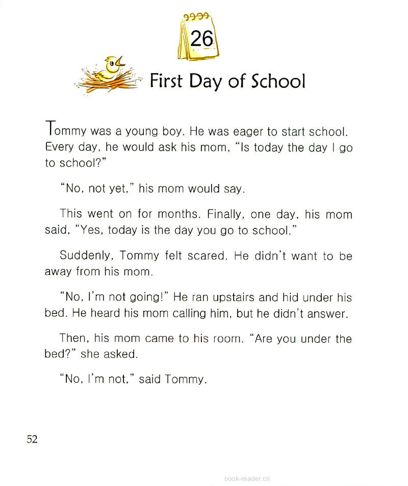 First Day of School绘本故事第2页