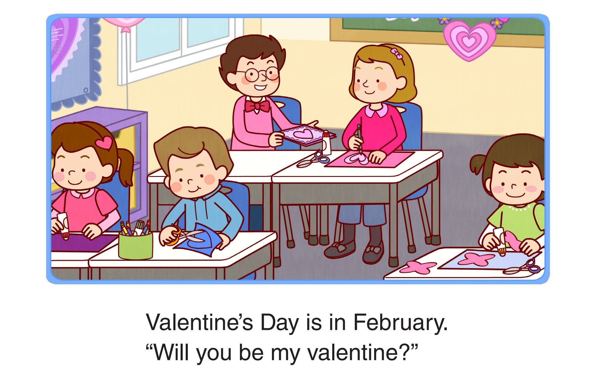 The Months of the Year绘本故事第3页