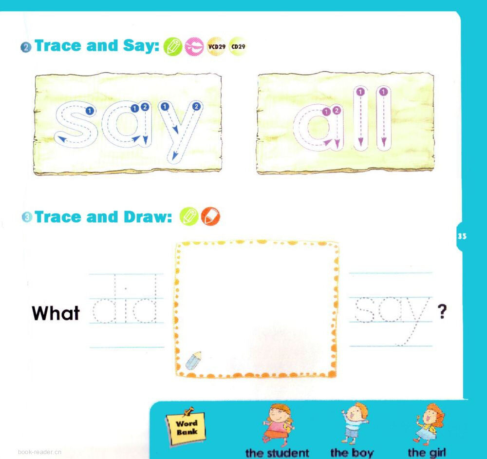 13 What did you say绘本故事第3页